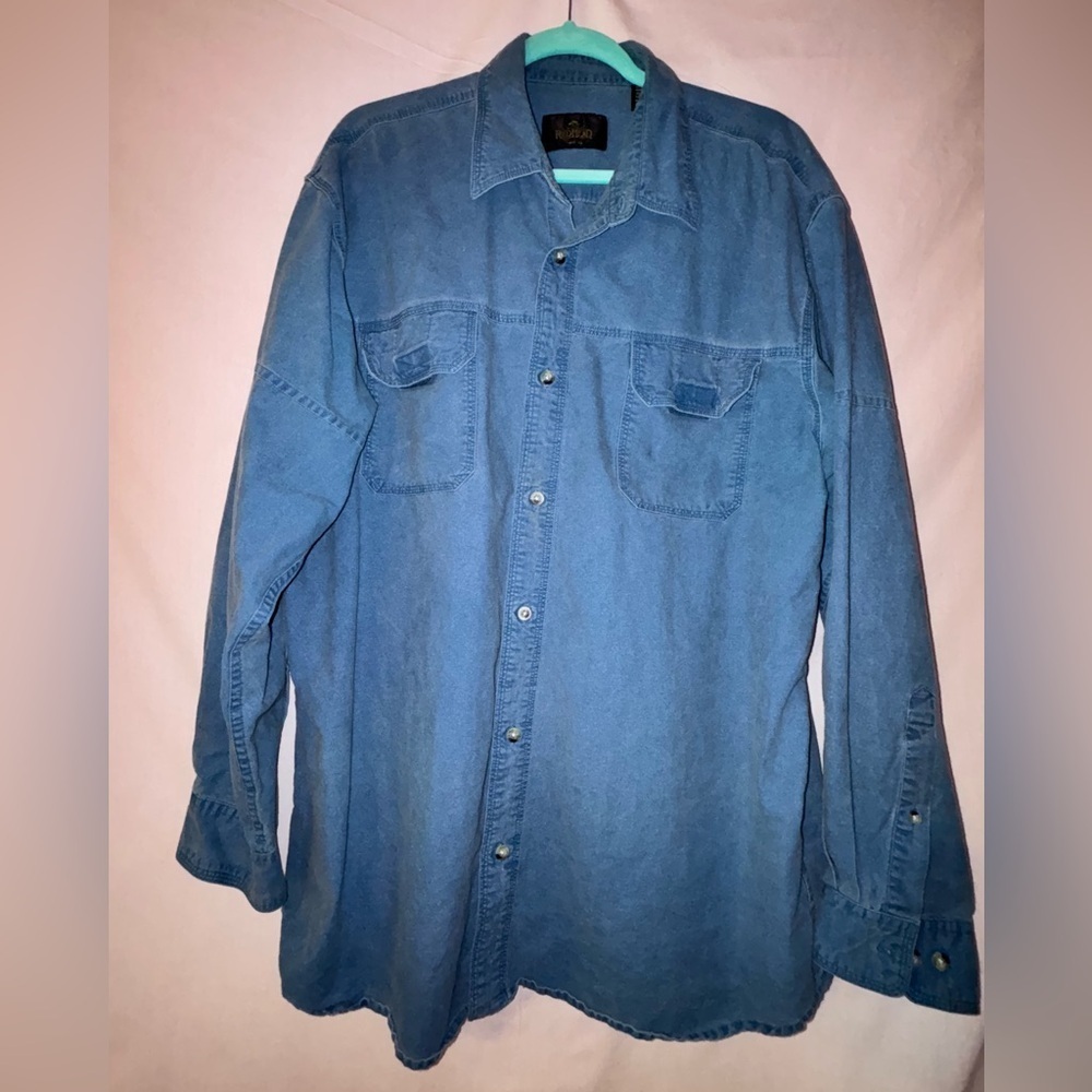RedHead Blue Cotton Shirt
